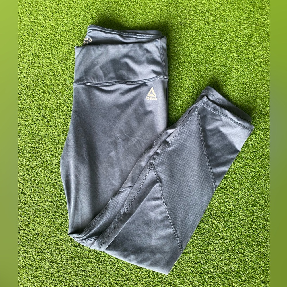 Reebok Blue Mesh 7/8 Leggings